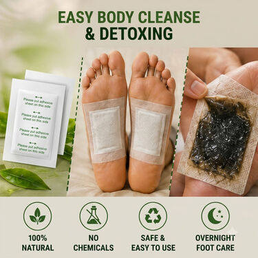 Detox Foot patch with Green tea Extract pack of 20 (DTXGT20)
