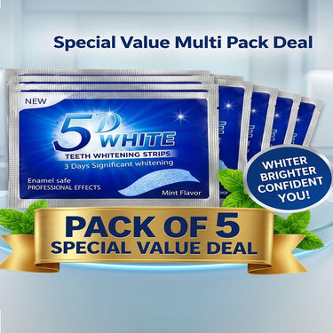 Teeth Whitening Strips - Pack of 5 (ORC9)