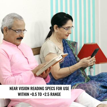 Rimless Adaptive Power Mobile Protection Reading Glasses Buy 1 Get 2 FREE (3MPORG)