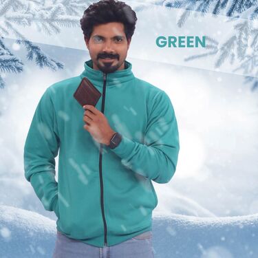 Pick Any 1 Fleece Jacket With Digital Watch And Leatherite Wallet Free (1FJ11)
