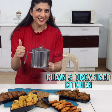 Reusable Oil Strainer & Storage Pot (1OS2)