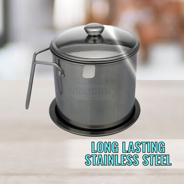 Reusable Oil Strainer & Storage Pot (1OS2)