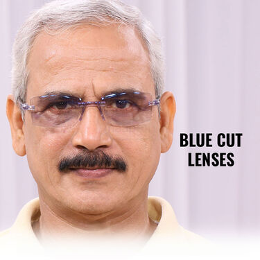 Rimless Daily Use Bifocal Blue Cut Reading Glasses - Buy 1 Get 1 FREE (BBCRG1)
