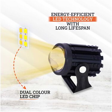 Powerful Fog Light For Bikes & Scooters - Buy 1 Get 1 FREE (BFL)