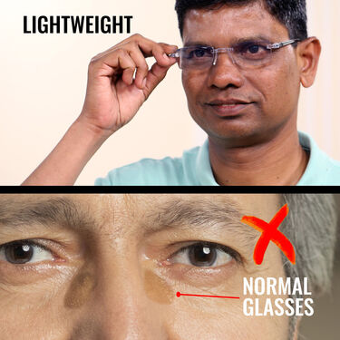 Rimless Daily Use Reading Glasses - Buy 1 Get 1 Free (BRG16)