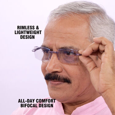 Rimless Daily Use Reading Glasses - Buy 1 Get 1 Free (BRG17)
