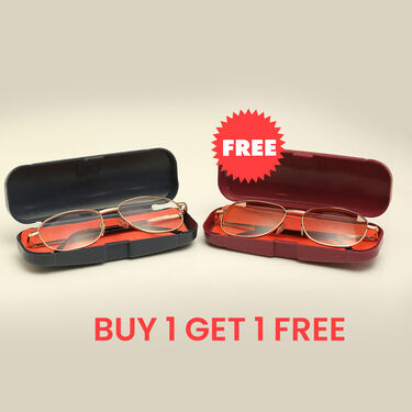 Clear Vision Daily Use Reading Glasses - Buy One Get One (DRG15)