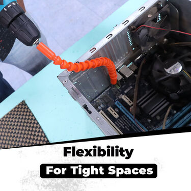 Flexible Drill Bit Extension Shaft With Screwdriver Bits (HT23)