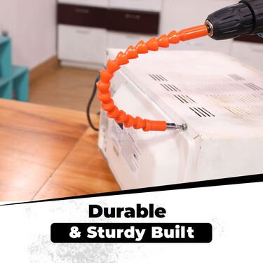 Flexible Drill Bit Extension Shaft With Screwdriver Bits (HT23)