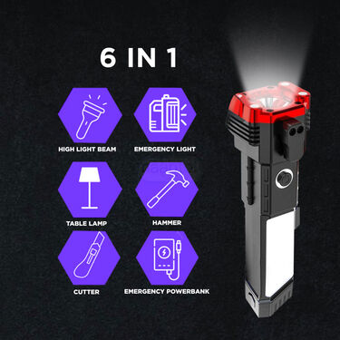 6 in 1 Hammer Torch With 24 In 1 Precision Screwdriver Set (HT32)