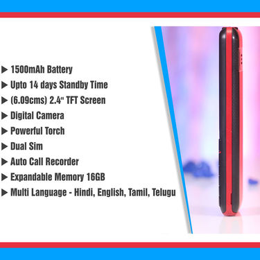 I Kall Big Battery Big Screen Mobile (K37)