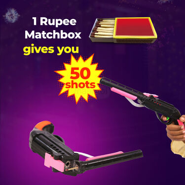 Matchstick Toy Pataka For Diwali - Buy 1 Get 1 FREE (MG1)