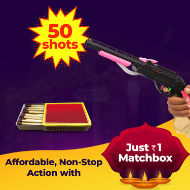 Matchstick Toy Pataka For Diwali - Buy 1 Get 1 FREE (MG1)
