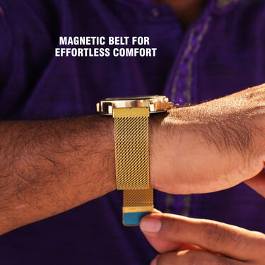 Golden Magnetic Belt Watch (MGW19)