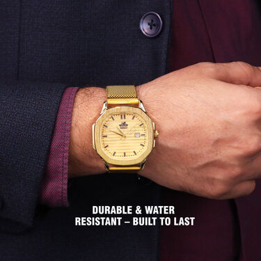 Golden Magnetic Belt Watch (MGW19)
