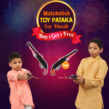Matchstick Toy Pataka For Diwali - Buy 1 Get 1 FREE (MG1)