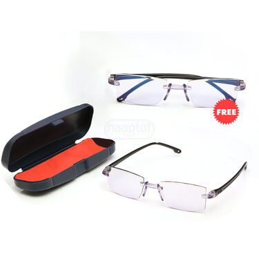 Rimless Daily Use Blue Cut Reading Glasses-Buy 1 Get 1Free (BBCRG1)