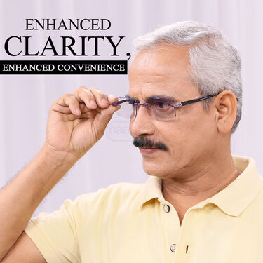 Rimless Daily Use Blue Cut Reading Glasses-Buy 1 Get 1Free (BBCRG1)