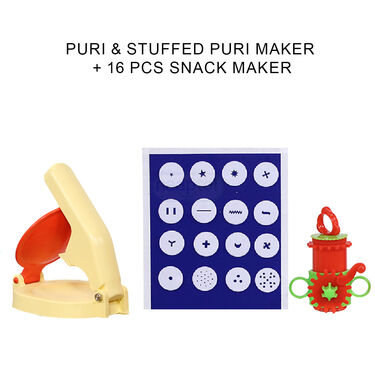 Puri Kachori Maker & 16 pcs Namkeen maker (PK3)