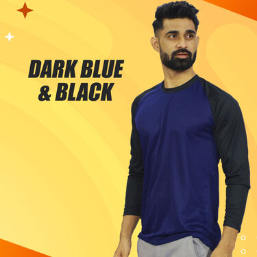 Pack of 4 Round Neck Designer Full Sleeves T-shirts (4RTF-3)