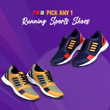 Pick Any 1 Running Sports Shoes + Free Sports Watch & Sunglasses (SW78)