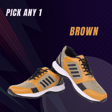 Pick Any 1 Running Sports Shoes + Free Sports Watch & Sunglasses (SW78)
