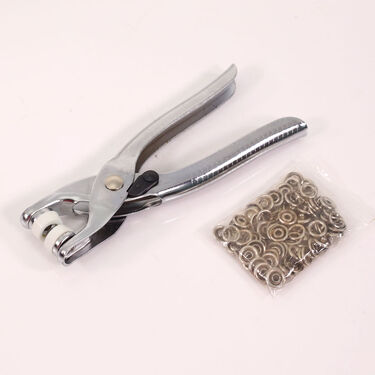 Quick & Easy Clothes Press Button Tool + 50 Pcs Press Buttons (HI10)