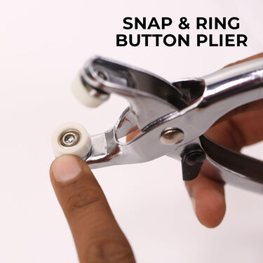 Quick & Easy Clothes Press Button Tool + 50 Pcs Press Buttons (HI10)