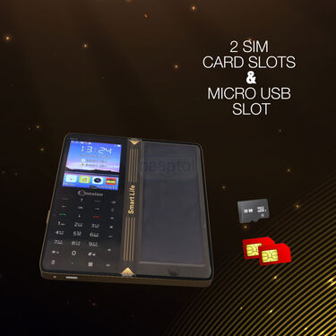 Sexiam Big Screen Fold Mobile With Inbuilt Magic Slate-Rock F