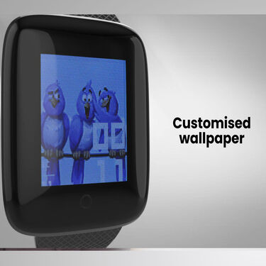 Smart Watch with Free Magnetic Bluetooth Earphones And Mobile Stand