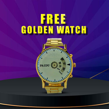 Wireless Bluetooth Earpods With Inbuilt Powerbank + FREE Golden Watch (TWS52)
