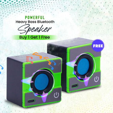 Wireless Bluetooth Speaker With Sound Powerful Bass - Buy 1 Get 1 (WBPB1)