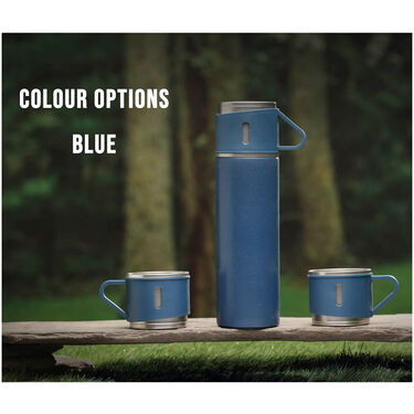 12 Hours Hot & Cold - Insulated Flask + 3 Cups (1F3C1)