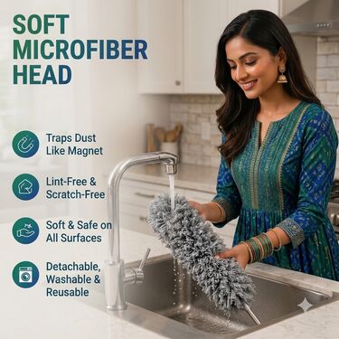 Adjustable Long Cleaning Duster For Home (LDFH)