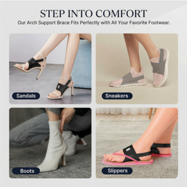 Gel Pad Arch Support For Pain Relief (TS02)