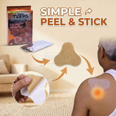 Shoulder & Back Pain Relief Patches - Pack of 10 (10BPR11)
