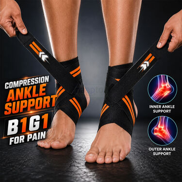 Compression Ankle Support B1G1 For Pain Relief (PR209)
