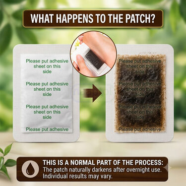 Detox Footpatch With Ginger Extract Pack of 10 (DTXG10)