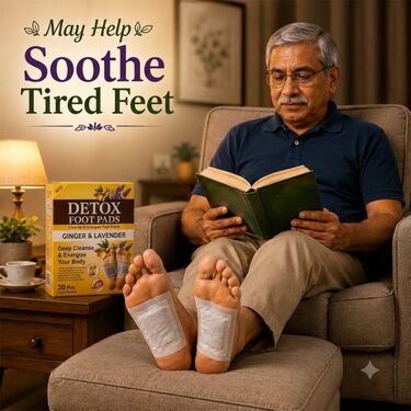 Detox Footpatch With Ginger Extract Pack of 30 (DTXG30)