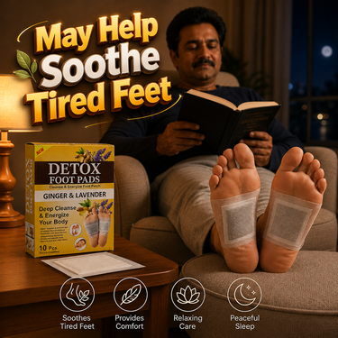 Detox Footpatch With Ginger Extract Pack of 40 (DTXG40)