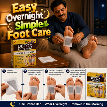 Detox Footpatch With Ginger Extract Pack of 40 (DTXG40)