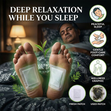 Detox Foot patch with Green tea Extract pack of 20 (DTXGT20)