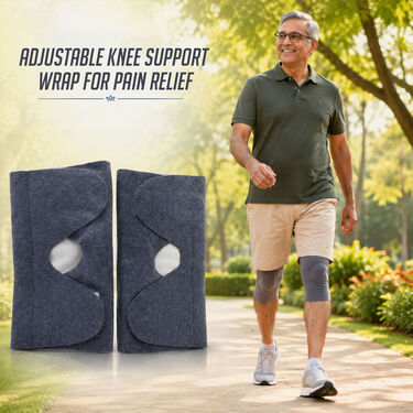 Adjustable Knee Support Wrap For Pain Relief (PR216)