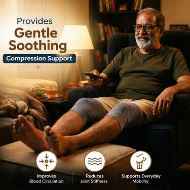 Adjustable Knee Support Wrap For Pain Relief (PR216)