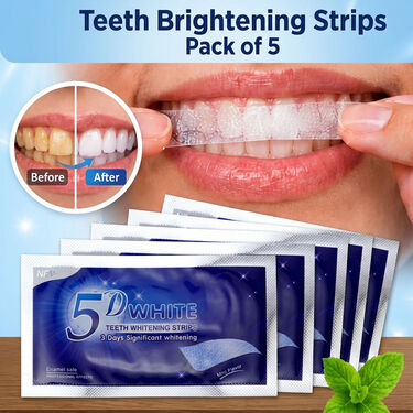 Teeth Whitening Strips - Pack of 5 (ORC9)