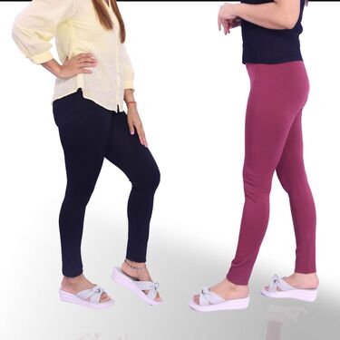 Daily Wear Lycra Tummy Tuck Leggings - Buy 1 Get 1 Free (WSP2)
