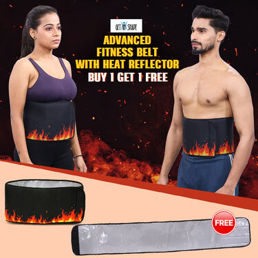 Advanced Fitness Belt with Heat Reflector - B1G1 (FAS08)