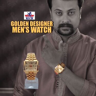 Golden Designer Mens Watch (MGW16)