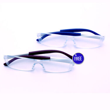 Daily Use Rimless Adaptive Power Reading Glasses - B1G1 Free (ORG37)