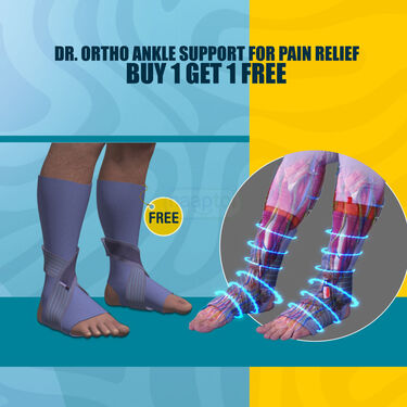 Dr.Ortho Ankle Support For Pain Relief B1G1 Free (PRS129)